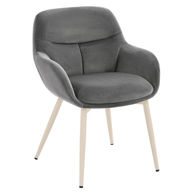 LEANO | Hotel Stuhl | Samt | Grau Top-Preis