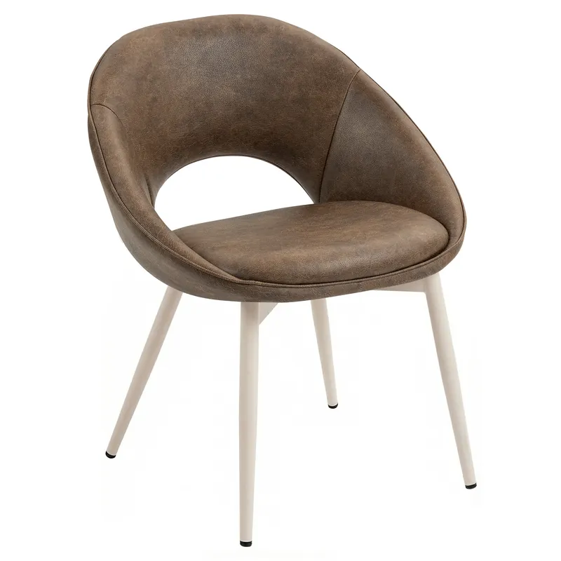 Highlight LIAM | Hotel Stuhl | Leder | Braun