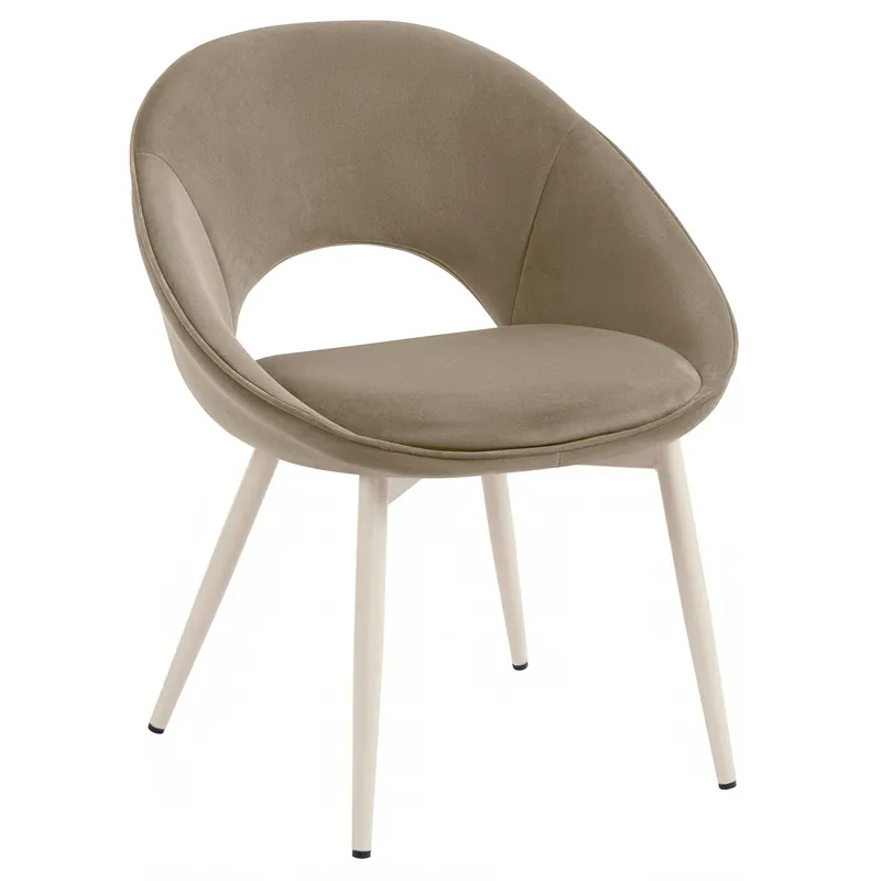 Direktkauf LIAM | Hotel Stuhl | Samt | Taupe