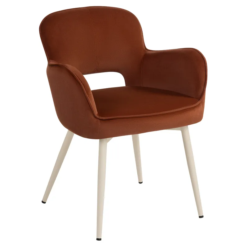 Preiswert ELIF | Hotel Stuhl | Samt | Rot Bronze