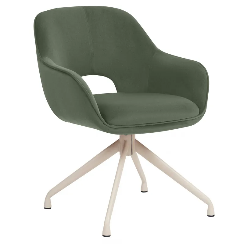 KATARINA | Hotel Stuhl | Samt | Grün | Drehfuß Aktuell