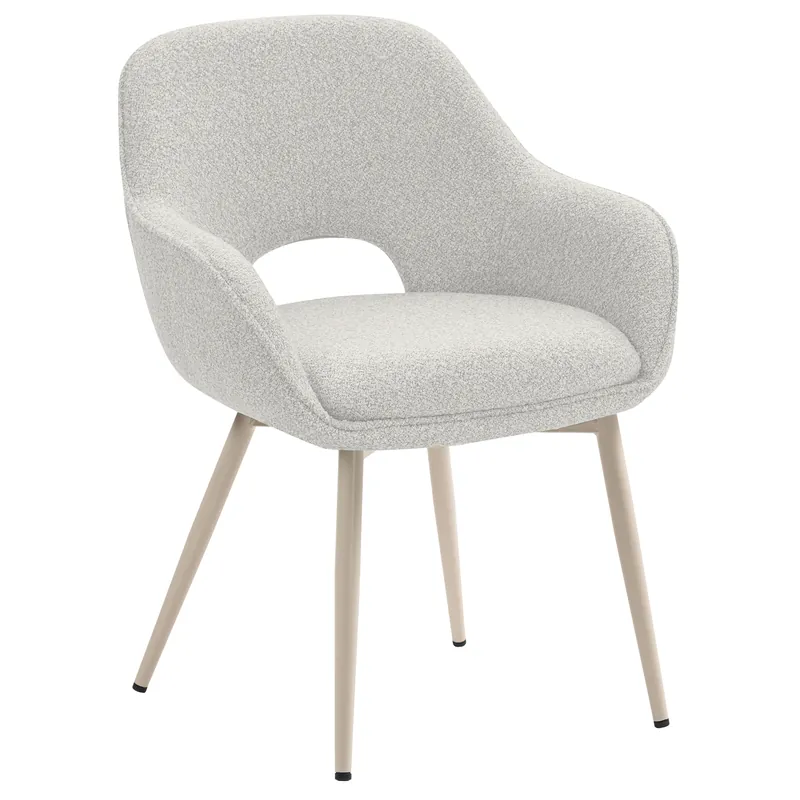 Top-Seller KATARINA | Hotel Stuhl | Teddystoff | Creme