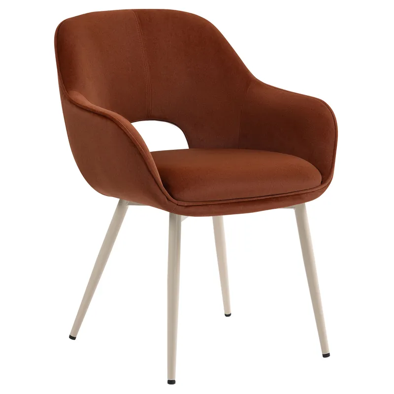 Meistverkauft KATARINA | Hotel Stuhl | Samt | Rot Bronze