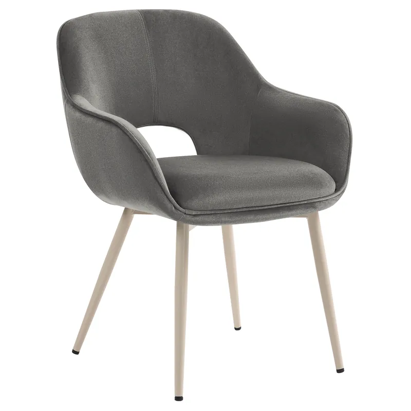 KATARINA | Hotel Stuhl | Samt | Grau Super-Preis