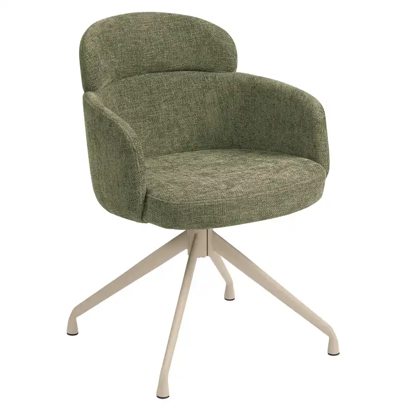 Finale Aktion SELINA | Hotel Stuhl | Stoff/Textil | Grün | Drehfuß