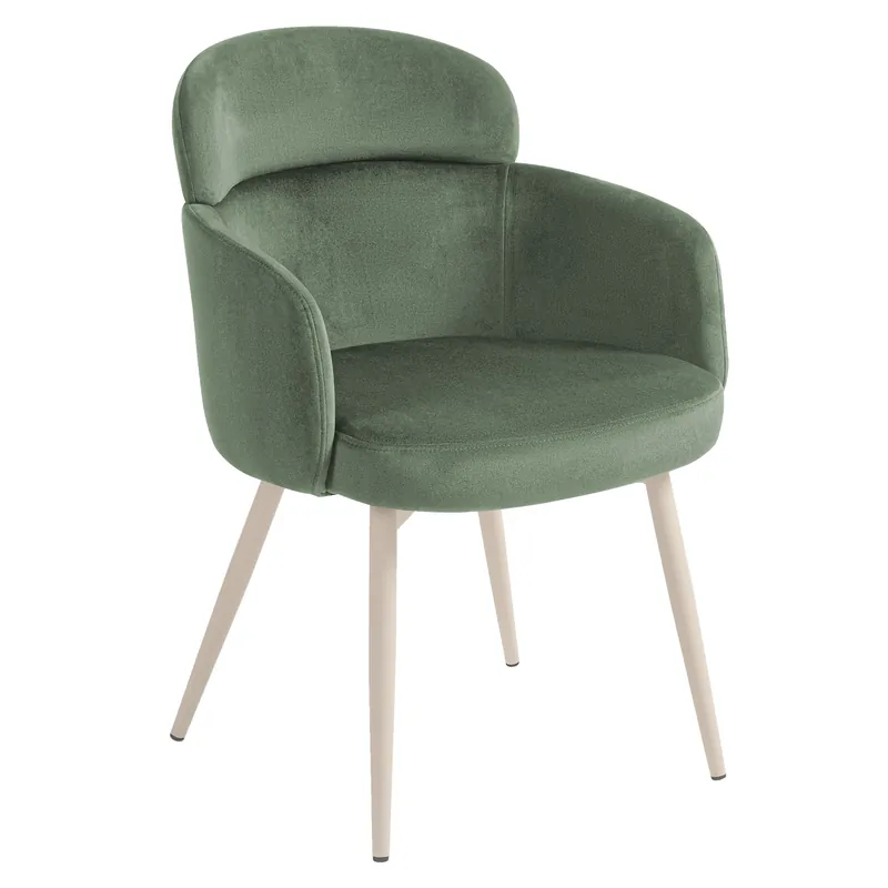 Echt SELINA | Hotel Stuhl | Samt | Grün