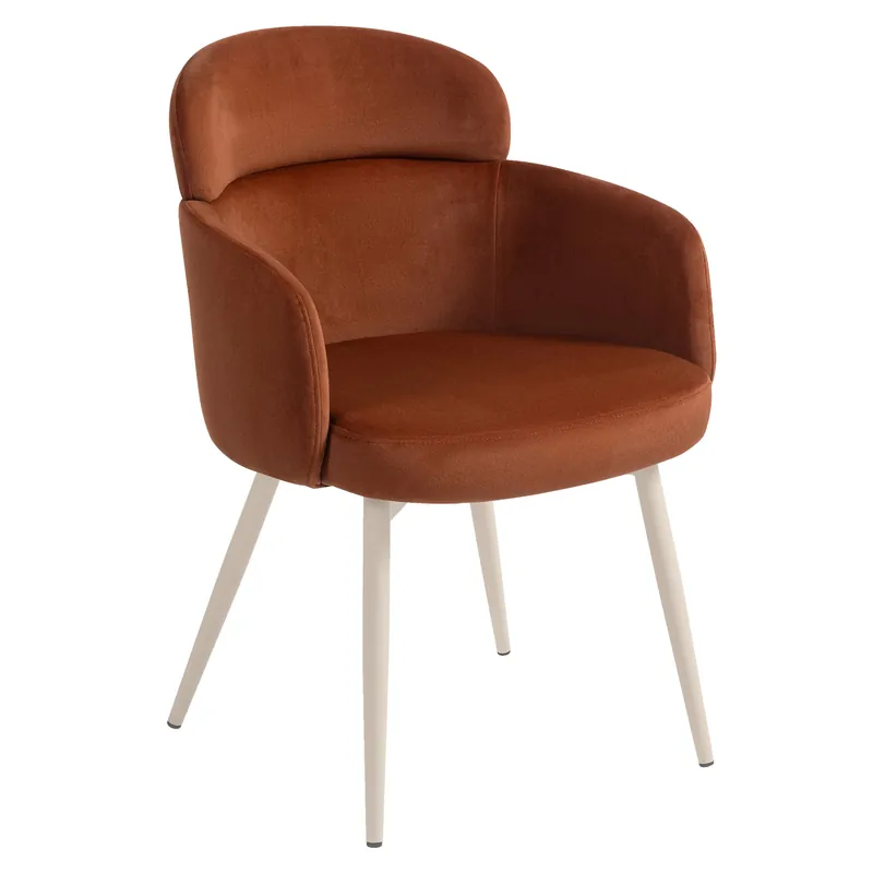 Top-Preis SELINA | Hotel Stuhl | Samt | Rot Bronze