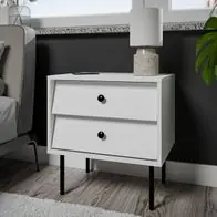 Angebot Im Set zwei Nachttische Valerio 2S Nachtkonsole Schlafzimmer Kollektion Nachtschrank