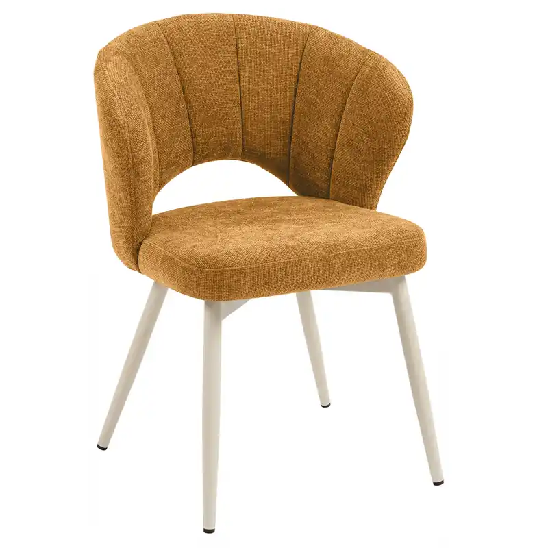 Markenware JOHANNA | Hotel Stuhl | Stoff/Textil | Honig Braun