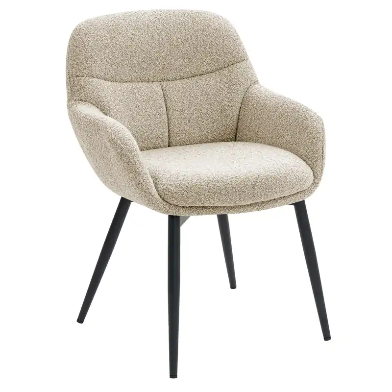 LEANO | Hotel Stuhl | Teddystoff | Beige Günstig