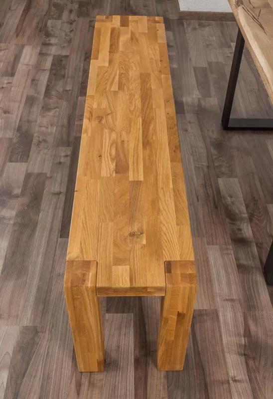Bank Wooden Nature 133 Eiche massiv - 160 x 33 cm (L x B) Neu Im Sortiment