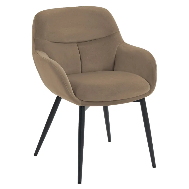 LEANO | Hotel Stuhl | Samt | Taupe Nur Für Kurze Zeit