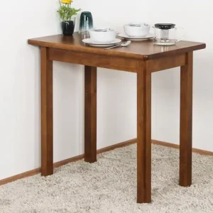 Begrenztes Angebot Tisch Kiefer massiv Vollholz Eichefarben Rustikal Junco 226A (eckig) - 50 x 80 cm (B x T)