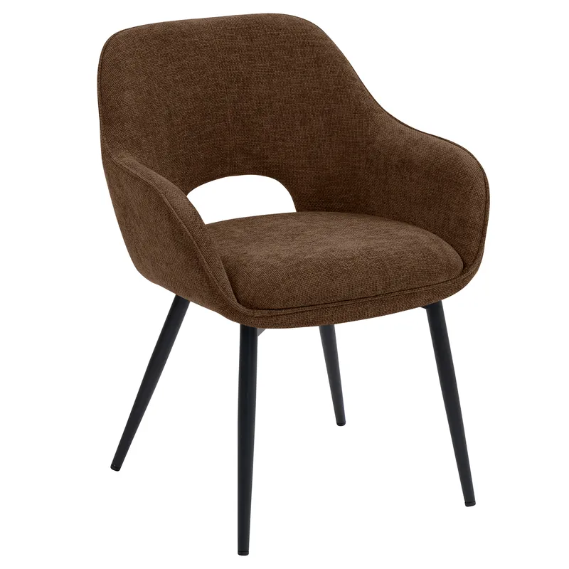 Aktuell KATARINA | Hotel Stuhl | Stoff/Textil | Braun