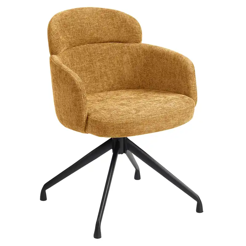 SELINA | Hotel Stuhl | Stoff/Textil | Honig Braun | Drehfuß Sofort Bestellen