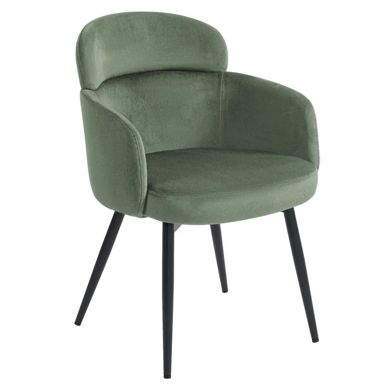 SELINA | Hotel Stuhl | Samt | Grün Versand Am Gleichen Tag