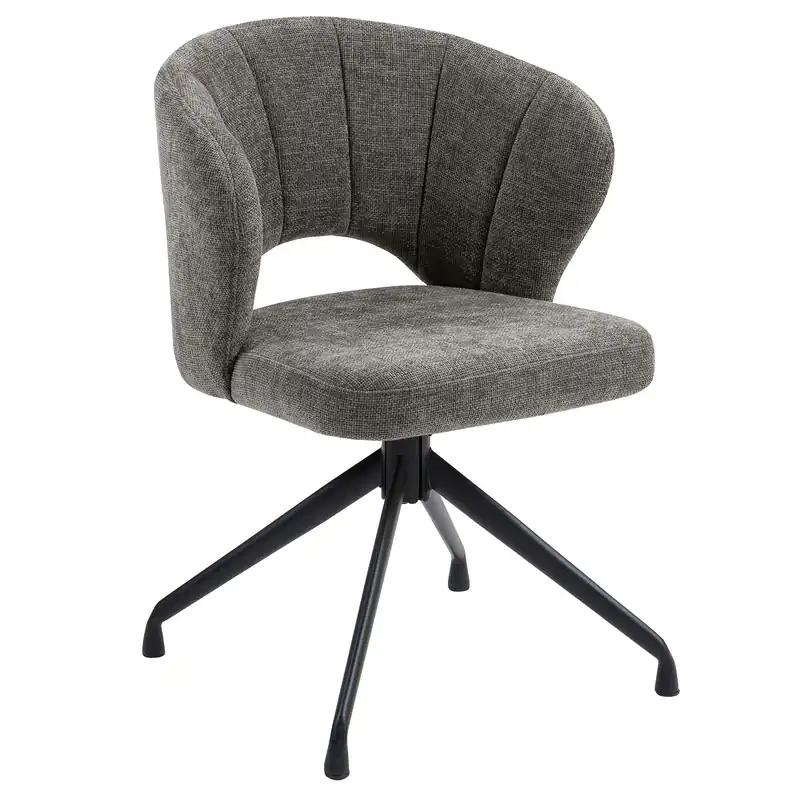 JOHANNA | Hotel Stuhl | Stoff/Textil | Grau | Drehfuß Top-Seller