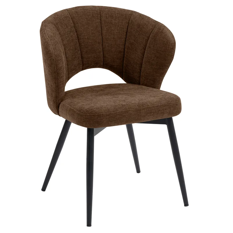 JOHANNA | Hotel Stuhl | Stoff/Textil | Braun Wochenendangebot