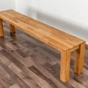 Bank Wooden Nature 132 Kernbuche massiv - 180 x 33 cm (L x B) Super-Preis
