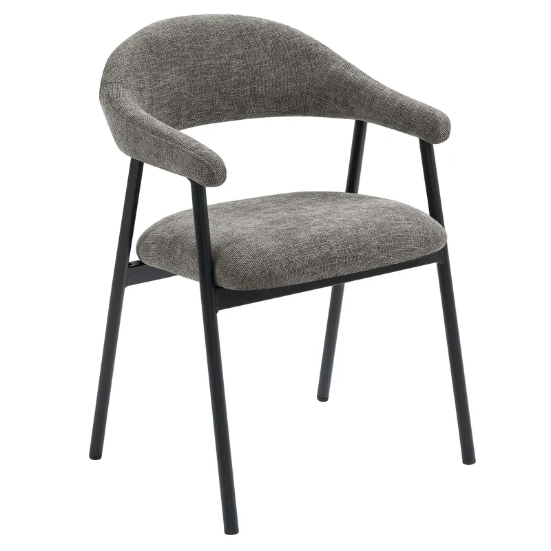 LARA | Hotel Stuhl | Stoff/Textil | Grau Preis Gesenkt