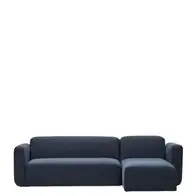 3-Sitzer-Sofa mit Chaiselongue Neom 263 x 89 x 78 cm Blau Sitzgelegenheit Jetzt Kaufen