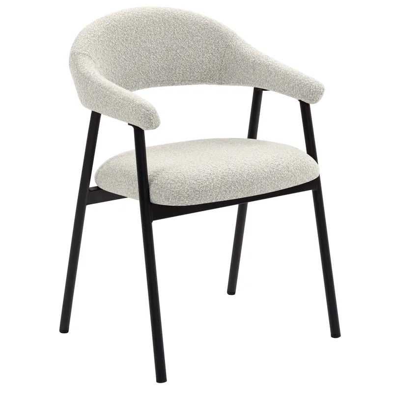 LARA | Hotel Stuhl | Teddystoff | Creme Wochenendangebot