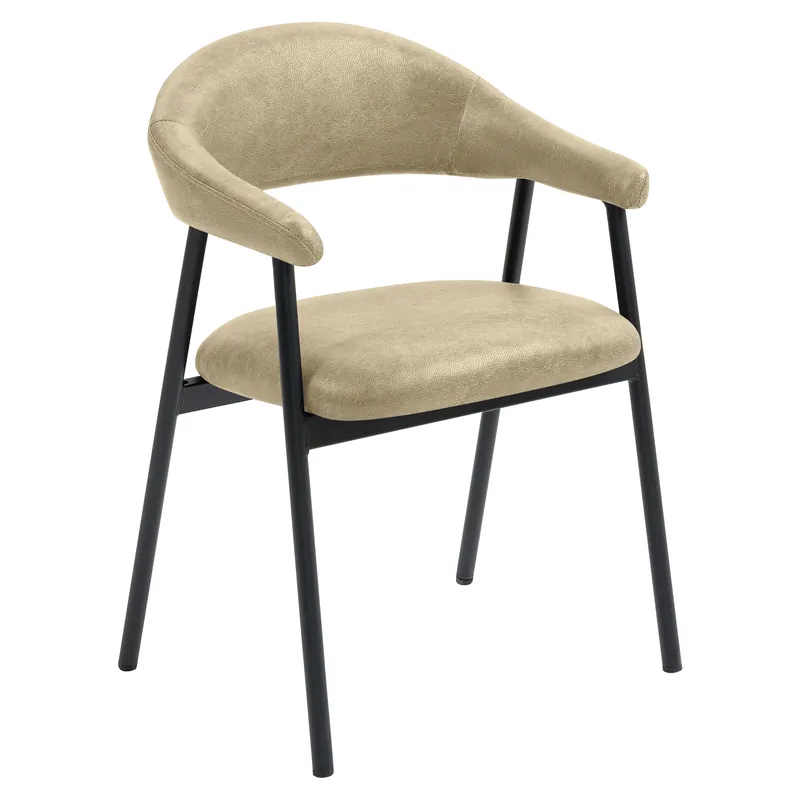 LARA | Hotel Stuhl | Leder | Beige Top-Angebot