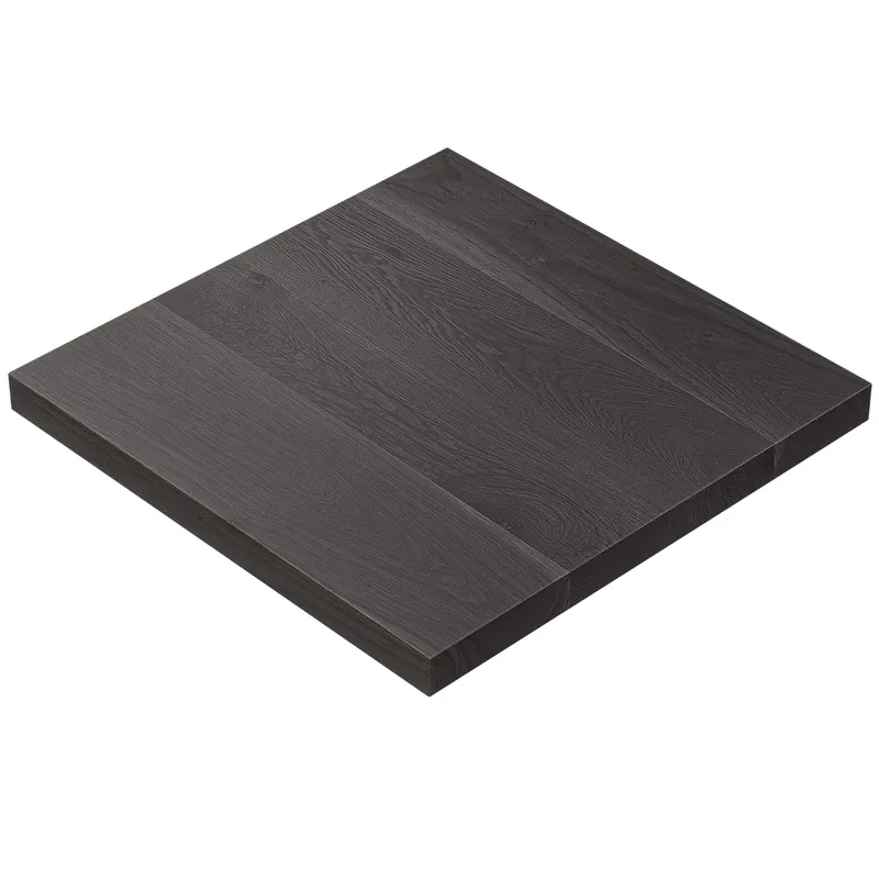 STOCKHOLM | Bistro Massiv Tischplatte | B:T 60 x 60 cm | 3,5 cm | Wenge | Quadratisch Markenware