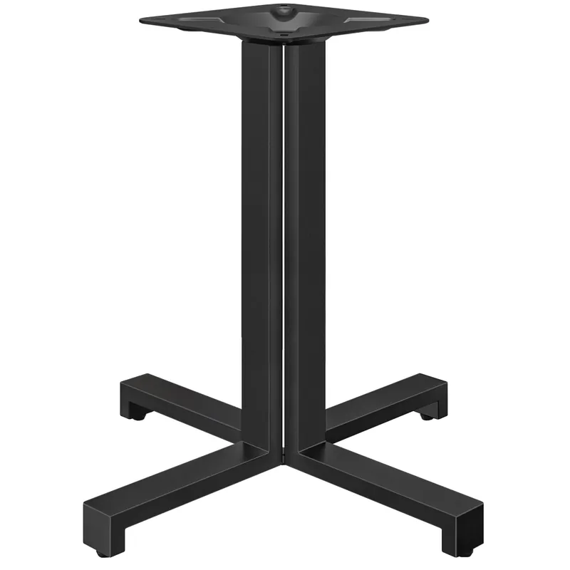 Preisknaller PALERMO | Bistro Tischgestell | Höhe: 72 cm | Fuß: 68 x 68 cm | Schwarz