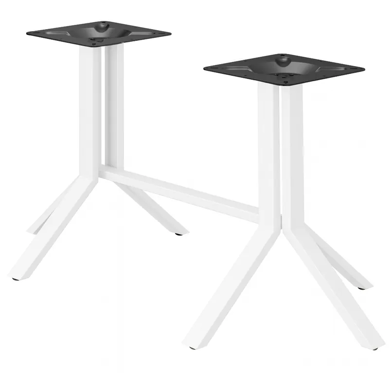 Abverkauf ELVAS BIG | Bistro Tischgestell | Höhe: 72 cm | Fuß: 118 x 68 cm | Weiß