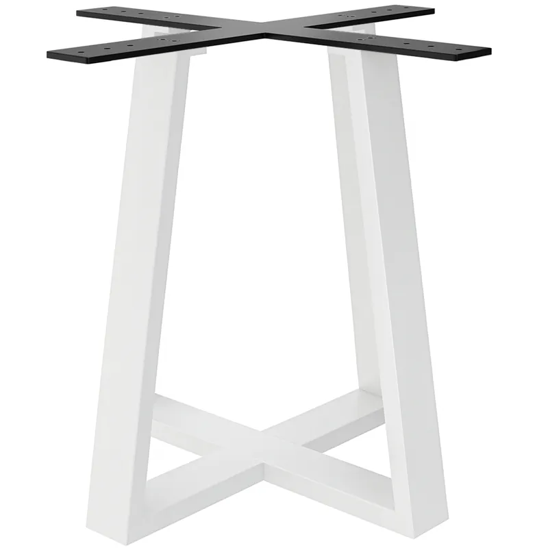 CROSS | Bistro Tischgestell | Höhe: 72 cm | Fuß: 58 x 58 cm | Weiß Direkt Vom Hersteller