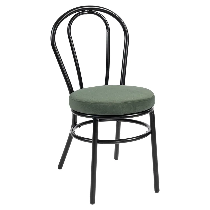 Preiswert RUBEN | Bugholz Design Stuhl | Stahl | Samt | Grün