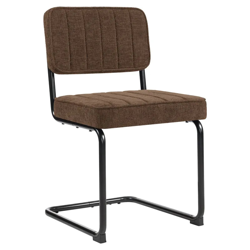 HAWAII | Bistro Stuhl | Stoff/ Textil | Braun Schnäppchen