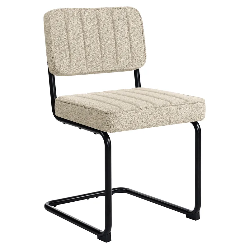 Kostenfreie Lieferung HAWAII | Bistro Stuhl | Teddystoff | Beige