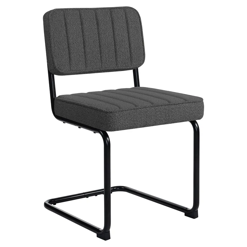 Jetzt Bestellen HAWAII | Bistro Stuhl | Teddystoff | Dunkel Grau