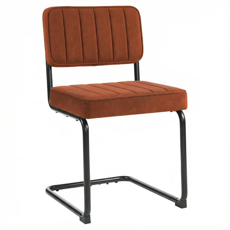 HAWAII | Bistro Stuhl | Samt | Rot Braun Zertifiziert