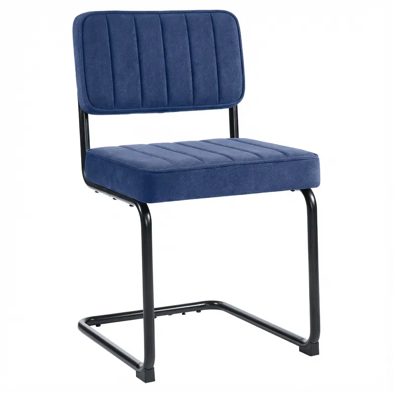 Nur Für Kurze Zeit HAWAII | Bistro Stuhl | Samt | Blau