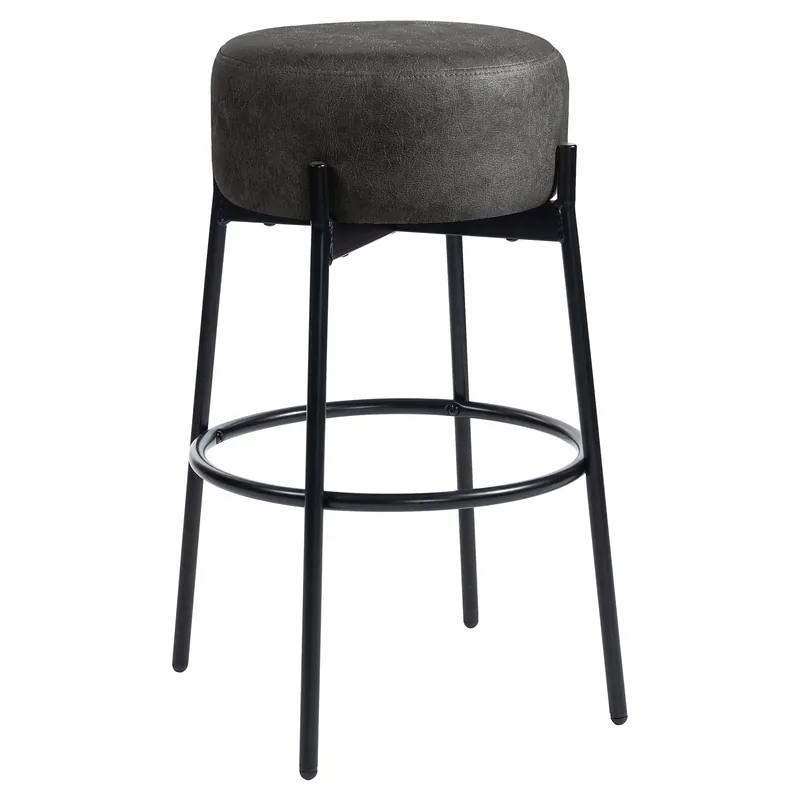 Aktuell JULIANA | Gastro Barhocker | Leder | Schwarz