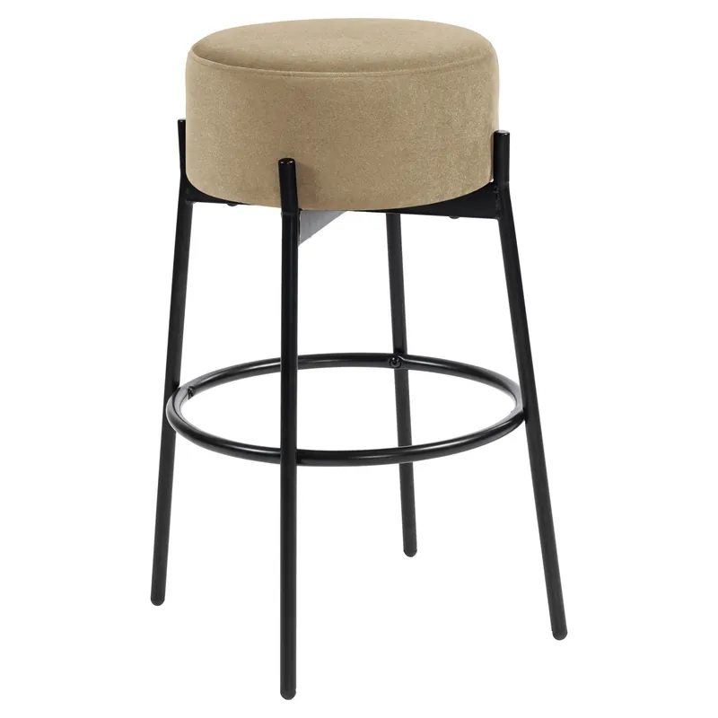 JULIANA | Gastro Barhocker | Samt | Taupe Schnäppchen