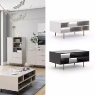 Abverkauf Couchtisch NUBIA NB-03 Wohnzimmertisch 100 cm Beistelltisch Kaffeetisch Modern