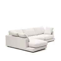 4-Sitzer Sofa Gala 300 x 193 x 87 cm Recycelte Fasern Sitzgarnitur Couch Mega-Angebot