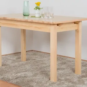 Aktuell Tisch ausziehbar Kiefer massiv Vollholz natur Junco 236C (eckig) - 75 x 140 / 175 cm (B x L)