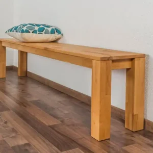 Abverkauf Bank Wooden Nature 132 Kernbuche massiv - 200 x 33 cm (L x B)