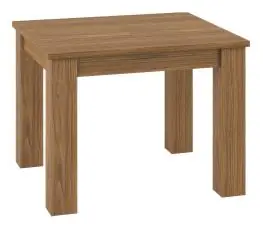 Esstisch ausziehbar Tempe 15, Farbe: Nussfarben, Fronteinsatz: Nussfarben - Abmessungen: 101-181 x 89 cm (B x T) Schneller Versand