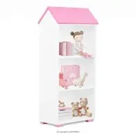 Zertifiziert Bücherregal zu Kinderzimmer in Farbe weiß / rosa aus der Kollektion PABIS Konsimo