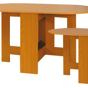 Direktkauf Esstisch / Klapptisch Grogol 18, Farbe: Erle - Abmessungen: 148 x 80 cm (B x T)