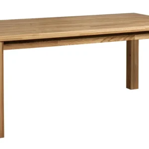 Esstisch aus Eiche teilmassiv Floresta 24, Natur, geölt / gewachst, 180 x 100 cm, gebürstete Oberfläche, Robust und Langlebig, für Esszimmer Sonderaktion