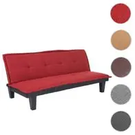 3er-Sofa HWC-C87, Couch Schlafsofa Gästebett Bettsofa Klappsofa, 170x100cm Geprüft