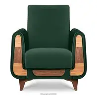 Abverkauf Sessel zu Salon in Farbe dunkelgrün aus der Kollektion Gustavo Konsimo