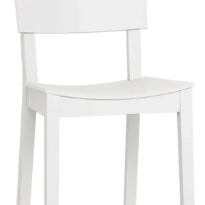 Bestseller Stuhl Eiche massiv, Farbe: Weiß - Abmessungen: 86 x 43 x 50 cm (H x B x T)